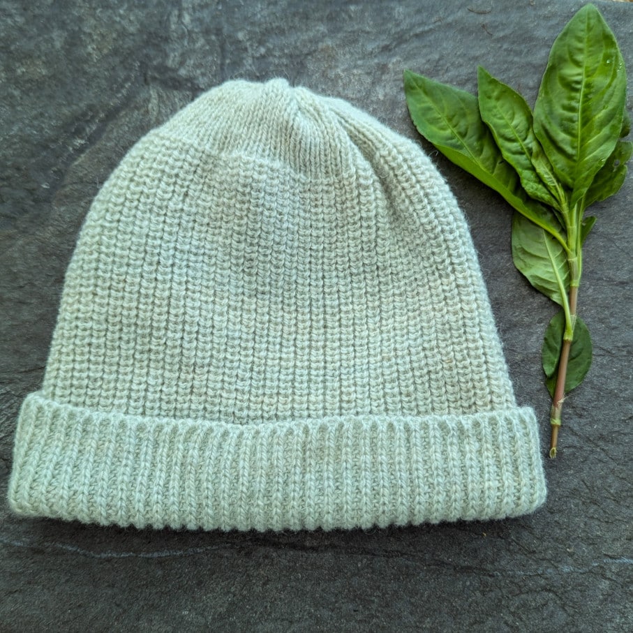 Naturally Dyed Fisherman Beanie